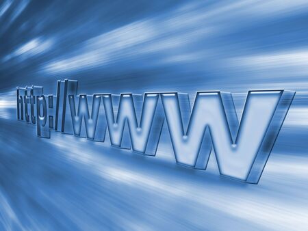 http blue speed connectionの写真素材