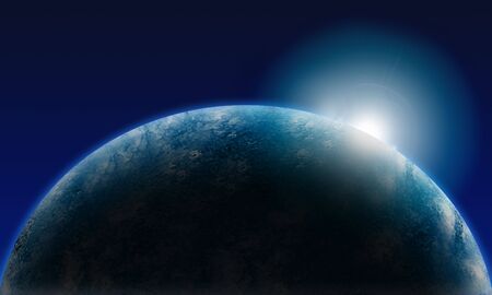 shine earthの写真素材