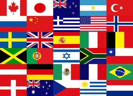 Countries Flagのeditorial素材