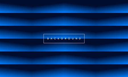 Blue background with abstract stack geometric shapes modern element.のイラスト素材