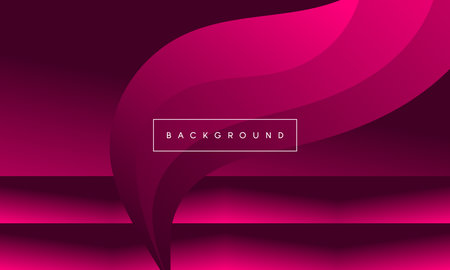 Pink background with abstract layers geometric shapes modern element.のイラスト素材