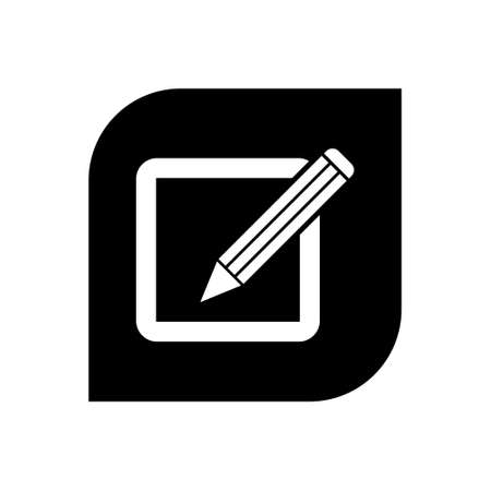 note pencil iconのイラスト素材