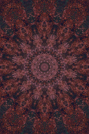 Abstract mandala background, bright kaleidoscope patternの写真素材