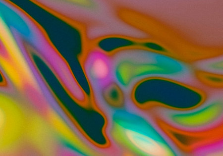 abstract background with a psychedelic pattern, multicolored lines