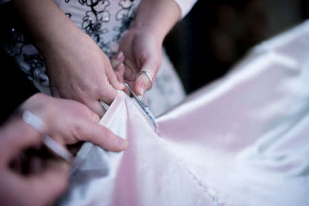Cutting fabric