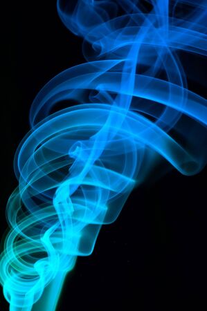 Abstract blue smokeの写真素材