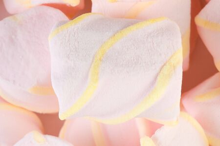 Marshmallows as background. Close - up.の写真素材