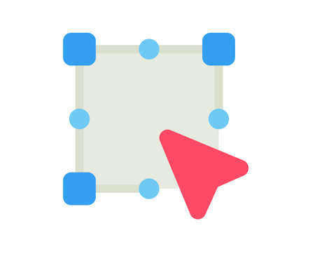 anchor vector pointer single isolated icon with flat style vector illustrationのイラスト素材