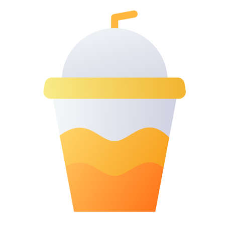 ice juice cream single isolated icon with smooth style vector illustrationのイラスト素材