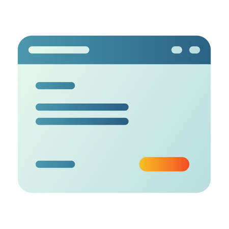 landing page web website single isolated icon with smooth style vector illustration