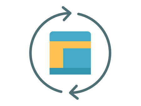 monotheism single isolated icon with flat style vector illustrationのイラスト素材