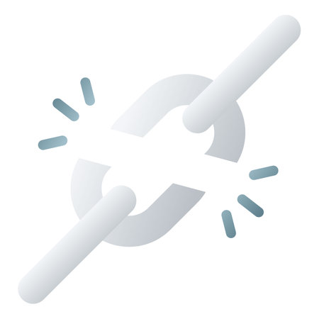 freedom with chain break free single isolated icon with smooth style vector illustrationのイラスト素材