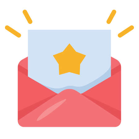 message card email letter envelope single isolated icon with flat style vector illustrationのイラスト素材