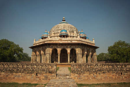 Isa Khan Tomb at New Delhiの写真素材