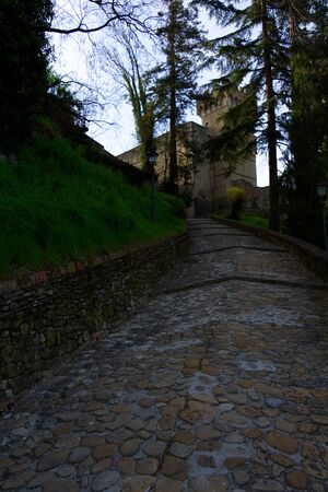 climb to the tower of the vicarsの写真素材