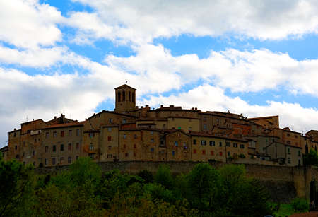 Nice Anghiari near Arezzo in Tuscany (7601)の写真素材
