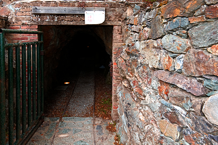 Coal mine doorの写真素材