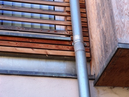 wooden facade