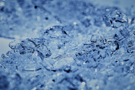 Beautiful background of ice crystals