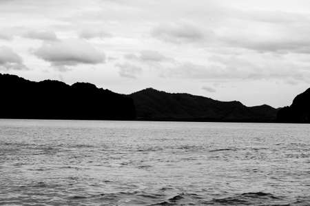 Panoramic view of Pang Nga Bay, Thailand, Asiaの写真素材
