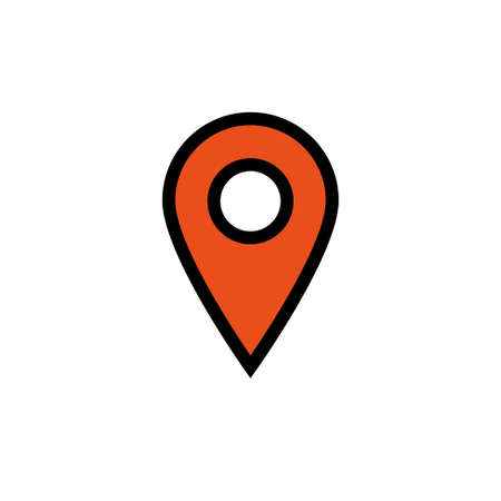 Map pin location iconのイラスト素材