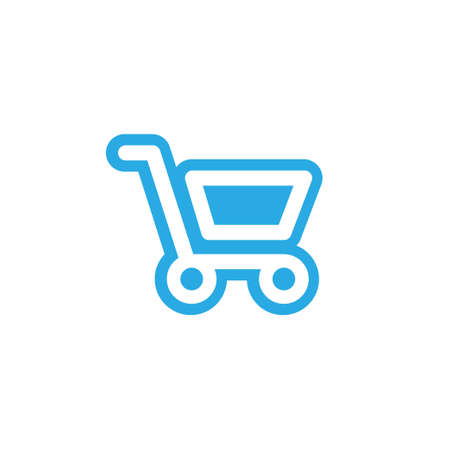 Shopping cart vector iconのイラスト素材