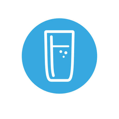 Glass of water iconのイラスト素材