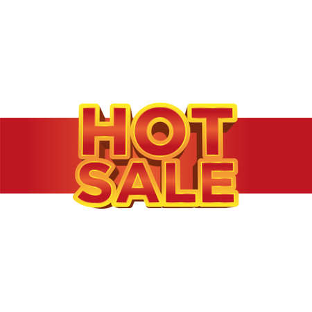 Hot sale banner logo, special offer, discount logo template for banner designのイラスト素材