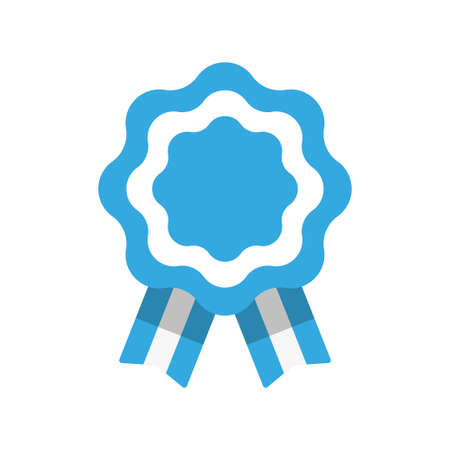 Argentina cockade, rosette with ribbon, vector illustrationのイラスト素材