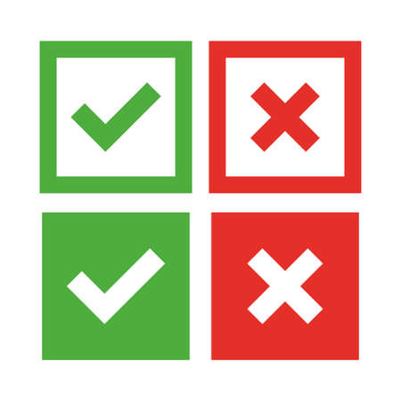 Check Mark Icons vector setのイラスト素材