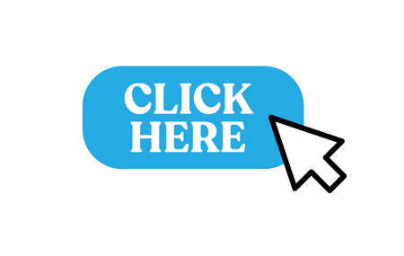 Click here button with clicking arrow iconのイラスト素材