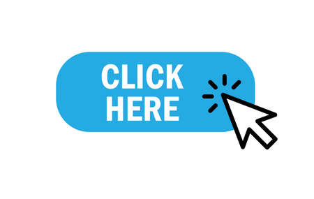 Click here button with clicking arrow iconのイラスト素材