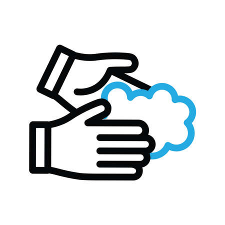 Wash your hands vector iconのイラスト素材