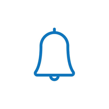 Bell icon vector. Notification symbol.のイラスト素材