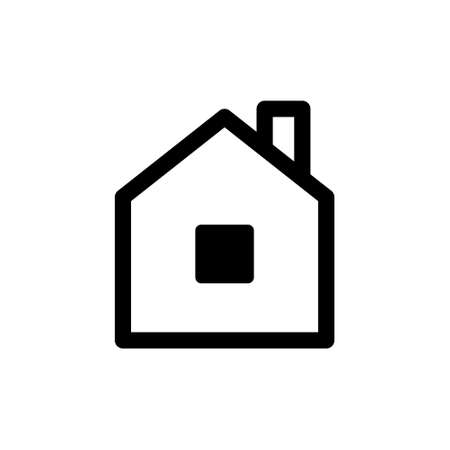 House vector icon. Home linear pictogram.のイラスト素材