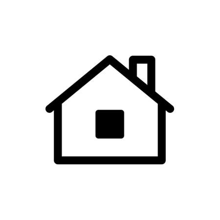 House vector icon. Home linear pictogram.のイラスト素材