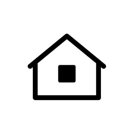 House vector icon. Home linear pictogram.のイラスト素材