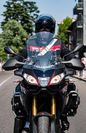 Carabiniere in motociclettaのeditorial素材