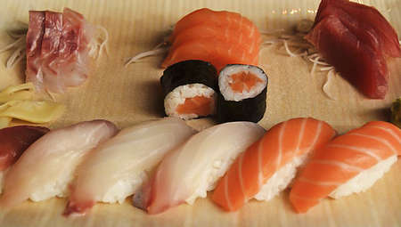 recipe for sushiの写真素材