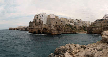 landscape polignano seaの写真素材