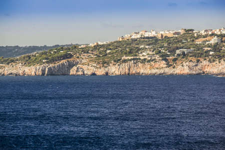 castro panorama in greeceの写真素材