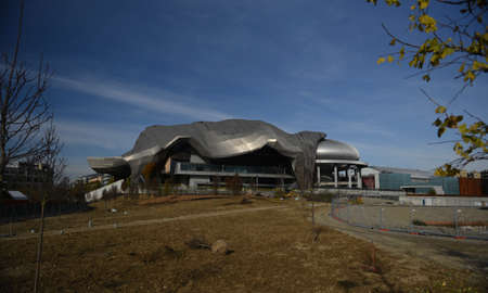 Milan, Italy, City fair, Trade showの写真素材