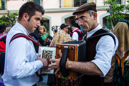 QUARTU SE, ITALY - SEPTEMBER 15, 2012: Grape Festival Escape - Sardiniaのeditorial素材