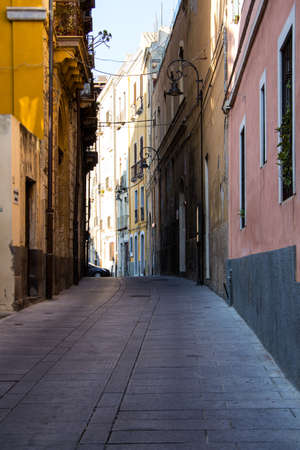 Cagliari: the alleys inside the castle district - Sardiniaのeditorial素材