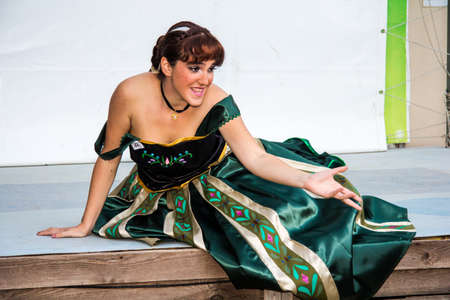 SELARGIUS, ITALY - OCTOBER 19, 2014: The enchanted garden in Cosplay 2 ^ edition - Sardiniaのeditorial素材