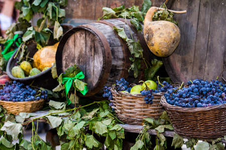 QUARTU SE, ITALY - SEPTEMBER 15, 2018: Parade of Sardinian costumes and carts for the grape festival in honor of the celebrations of Saint Helena. - Sardiniaのeditorial素材