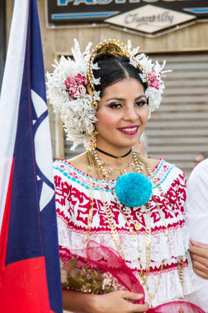 QUARTU SE, ITALY - JULY 18, 2015: 29th Sciampitta - International folklore festival - Sardiniaのeditorial素材