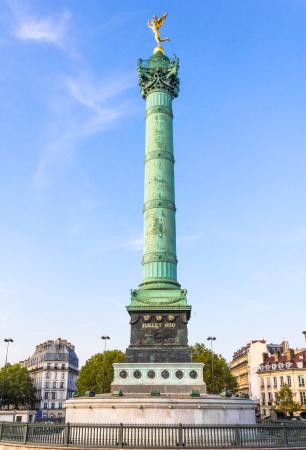 The Place de la Bastille, Parisのeditorial素材