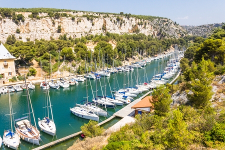 Port Pin in the calanques of Cassis, south of France