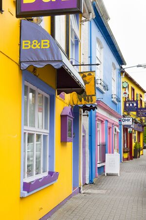 Colorful houses in Kinsale, Cork, Irelandのeditorial素材